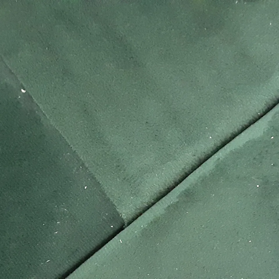 BAGGED LUXURY GREEN VELVET DOUBLE BED , 2 PARTS 