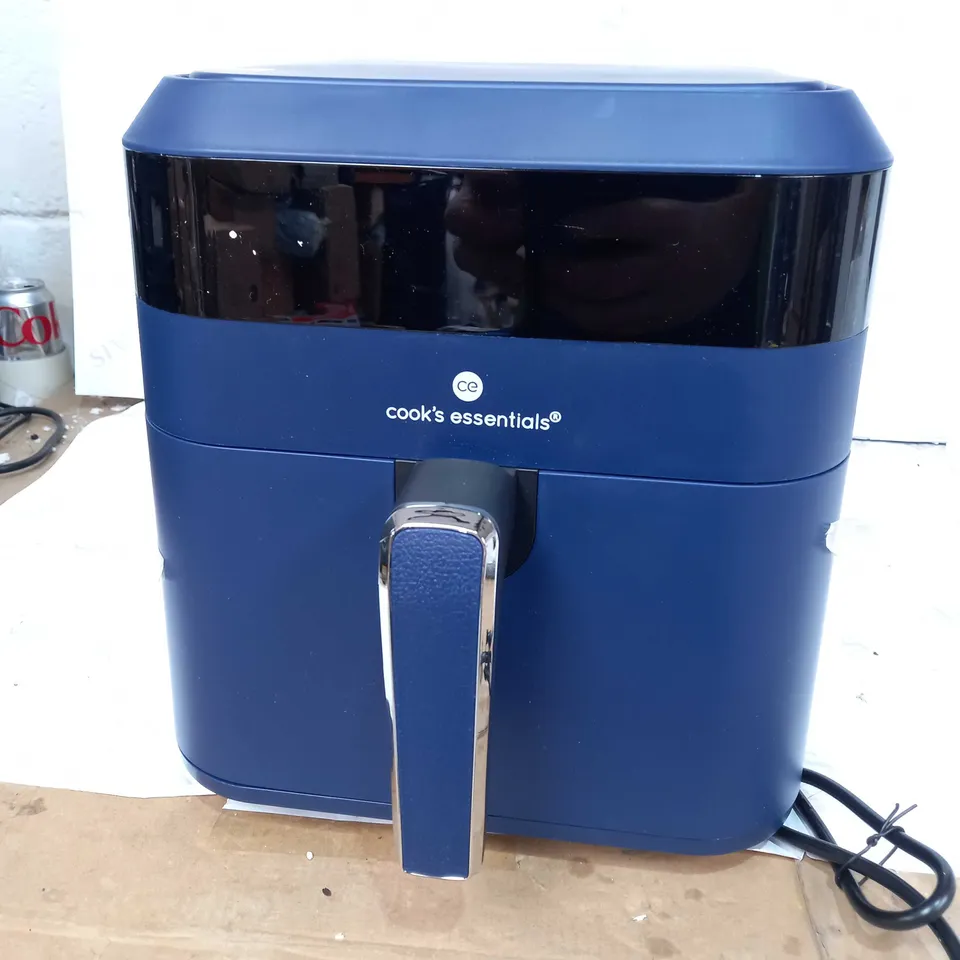 BOXED COOK'S ESSENTIALS 5.8L AIR FRYER, NAVY