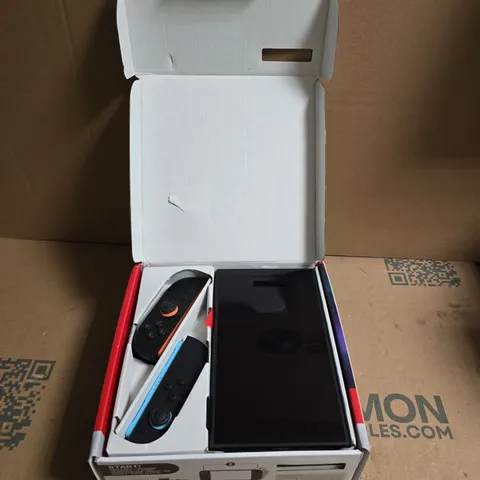 Nintendo Switch Console with Neon Joy-Cons – Boxed 