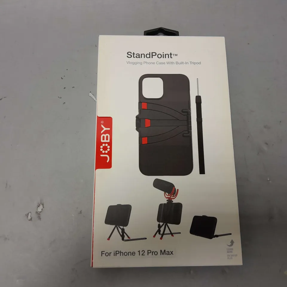 APPROXIMATELY 35 BOXED JOBY STANDPOINT VLOGGING PHONE CASE FOR IPHONE 12 PRO MAX
