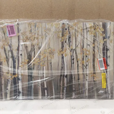 BAGGED GOLDEN BIRCH III CROP BY MARILYN HAGEMAN - WRAPPED CANVAS