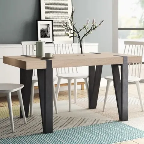 BOXED COVERLY 150CM DINING TABLE (2 BOXES)