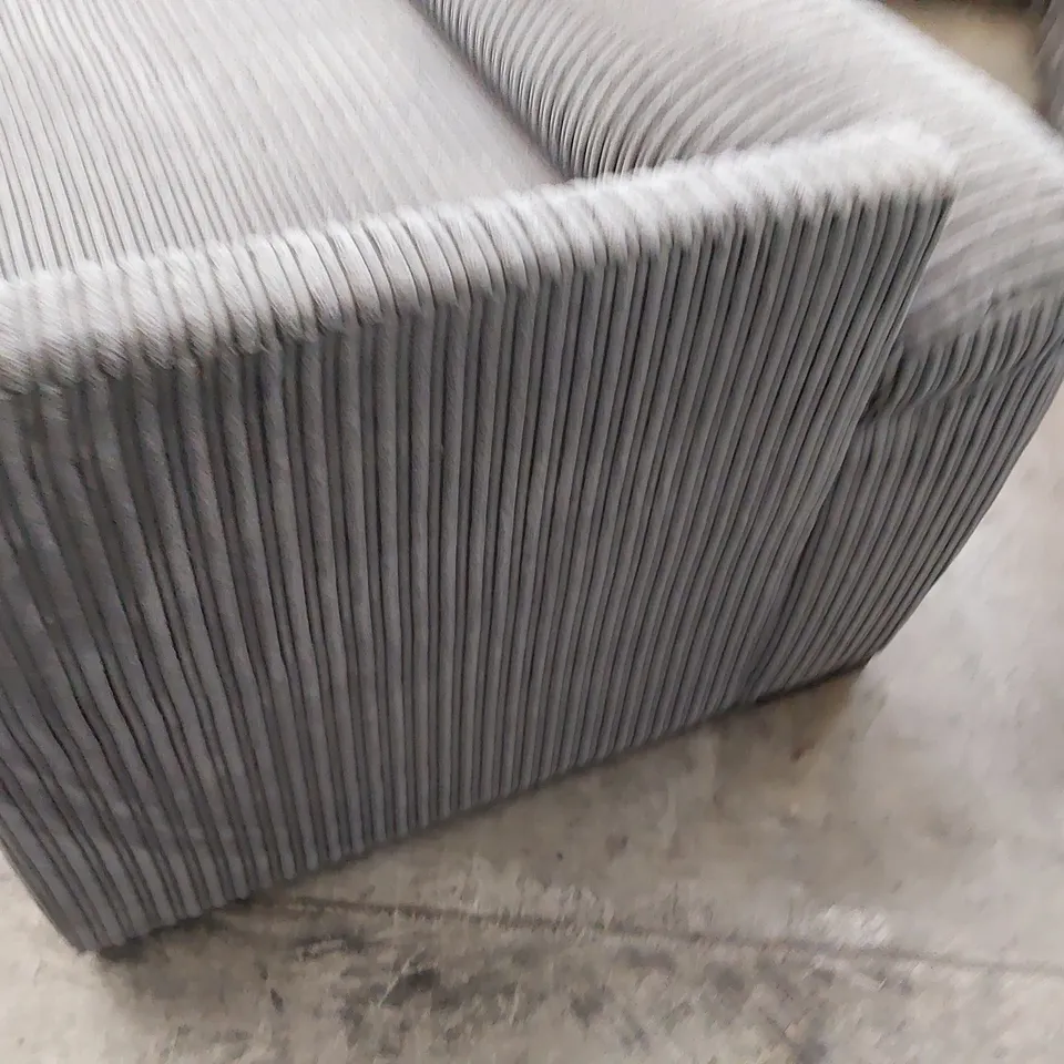 DESIGNER CHAISE SECTION GREY JUMBO CHORD 