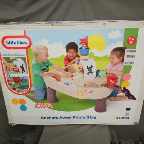 BOXED LITTLE TIKES ANCHORS AWAY SAND WATER TABLE - COLLECTION ONLY 