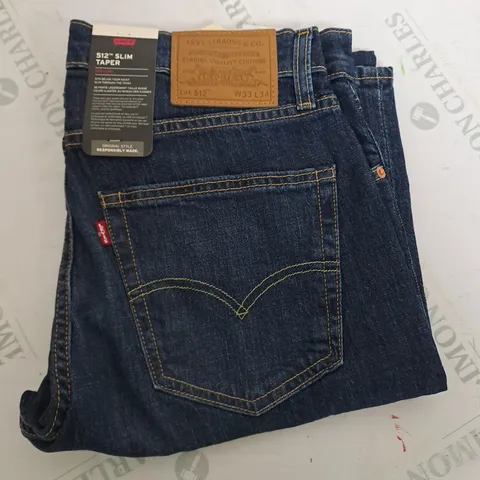 LEVIS 512 SLIM TAPER DEMIN JEANS - 33W X 34L