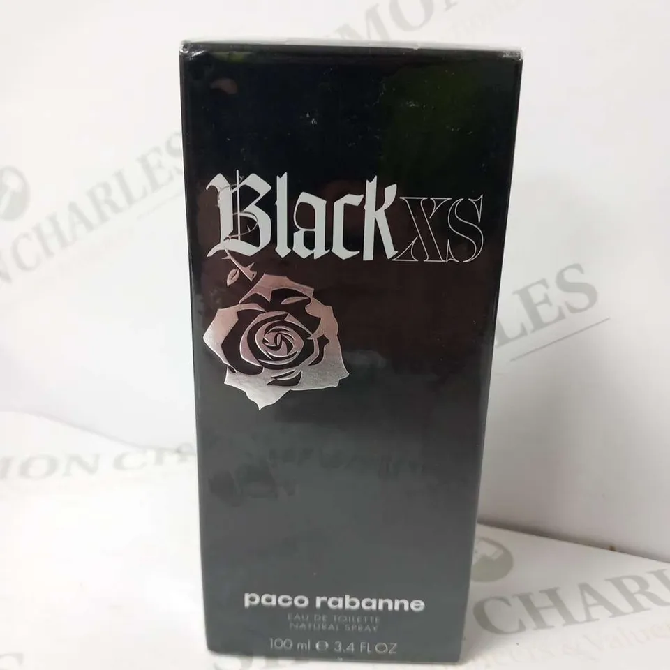 BOXED AND SEALED PACO RABANNE BLACK XS EAU DE TOILETTE 100ML