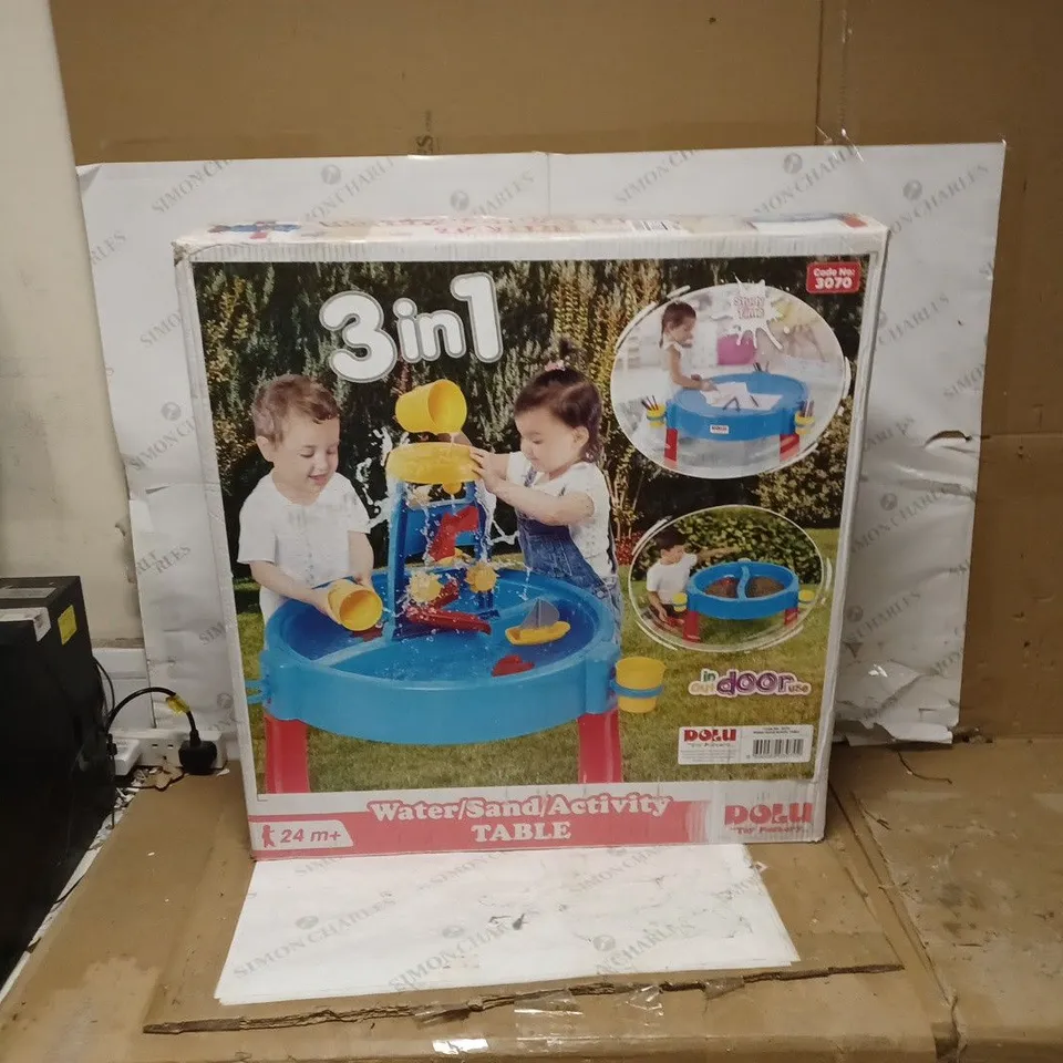DOLU UNICON WATER AND SAND ACVTIVITY TABLE  RRP £44.99