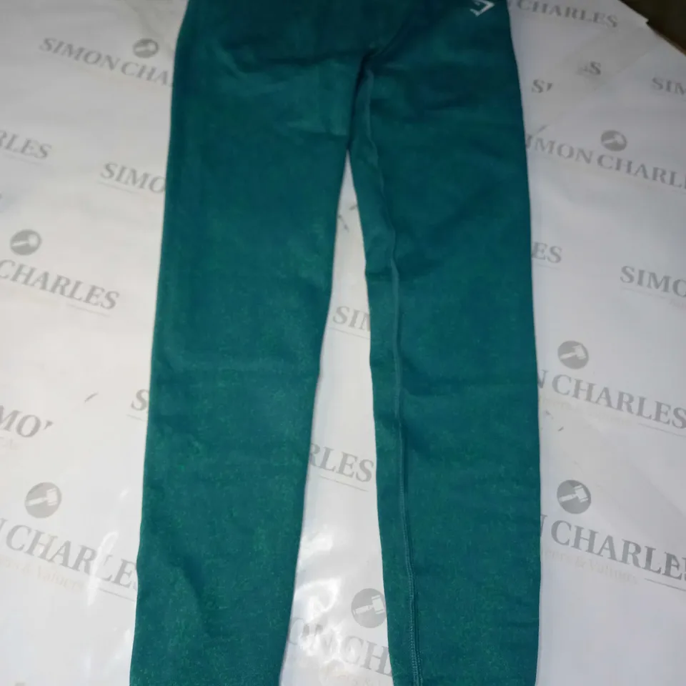 GYMSHARK LEGGING JOGGERS IN GREEN - MEDIUM