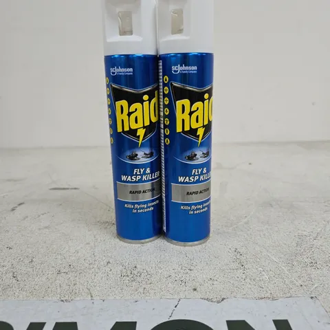 TOTE OF APPROXIMATELY 8 X RAID FLY AND WASP KILLER 300ML