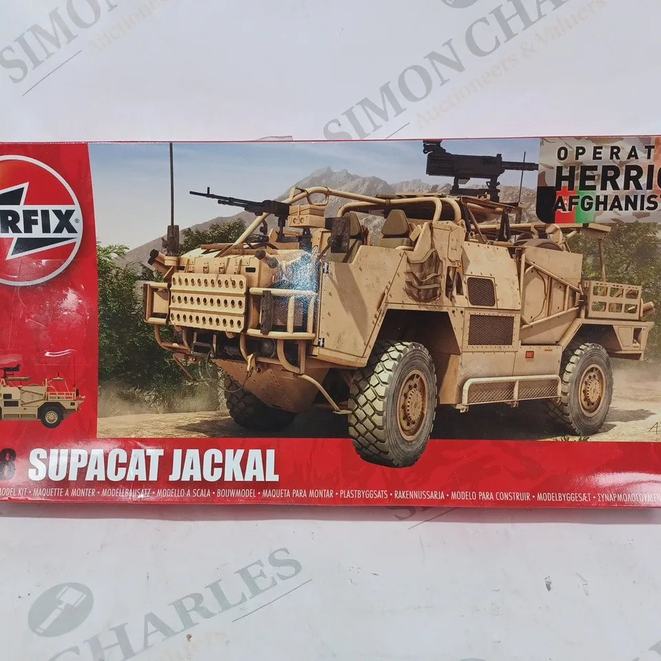 BOXED AIRFIX 1:48 SCALE SUPACAT JACKAL MODEL KIT - A05301