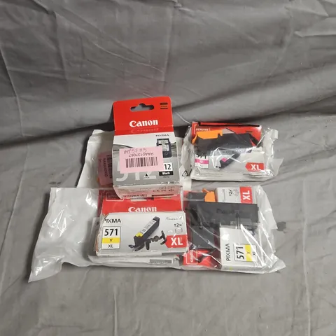 APPROXIMATELY 15 ASSORTED CANON PRINTER CARTRIDGES