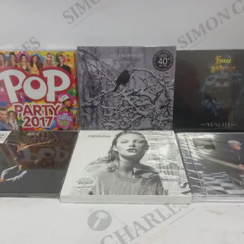 APPROXIMATELY 30 ASSORTED CD ALBUMS & SINGLES FROM VARIOUS ARTISTS TO INCLUDE TAYLOR SWIFT, EMELI SANDE, JEFF BUCKLEY ETC