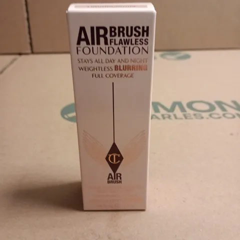 CHARLOTTE TILBURY AIRBRUSH FLAWLESS FOUNDATION – SHADE 4 NEUTRAL/NEUTRE (BOXED) 30ML