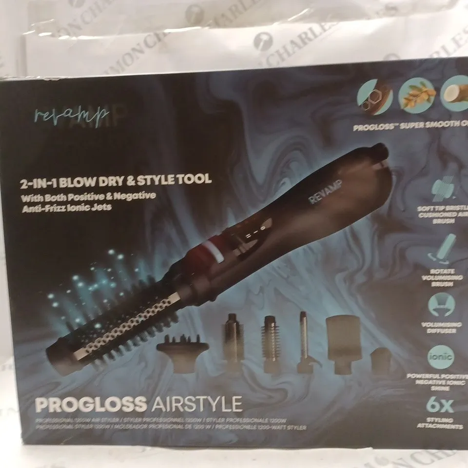 BOXED REVAMP PROGLOSS 6 IN 1 AIRSTYLER RRP £79.99