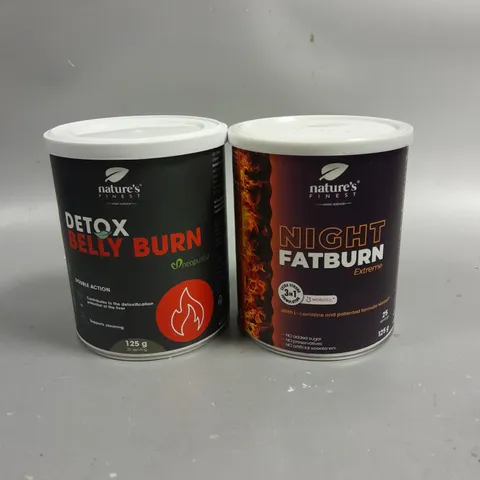 2 X SEALED NATURES FINEST FAT BURNING FORMULAS - 2 X 125G 