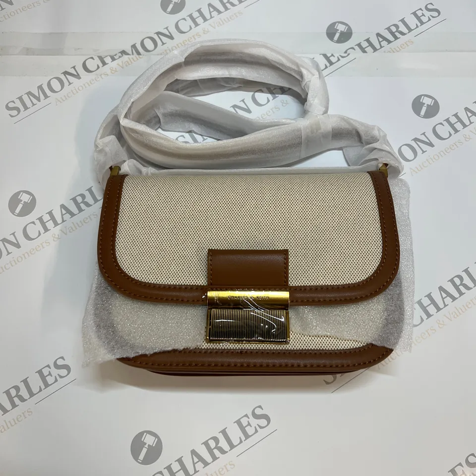 CHARLES & KEITH SHOULDER BAG IN CHOCOLATE