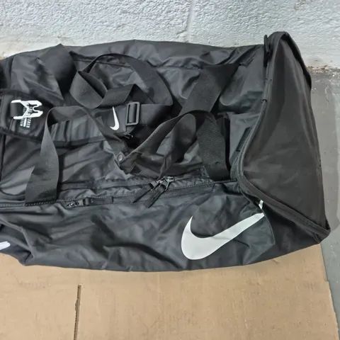NIKE SPORTS BAG – BLACK WITH LARGE NIKE LOGO