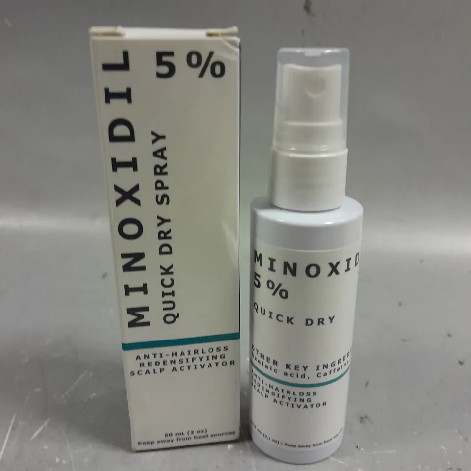 BOXED MINOXIDIL 5% QUICK DRY SPRAY SCALP ACTIVATOR - 60ML