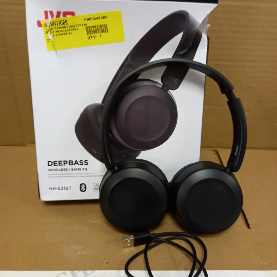 JVC DEEPBASS WIRELESS HEADPHONES 