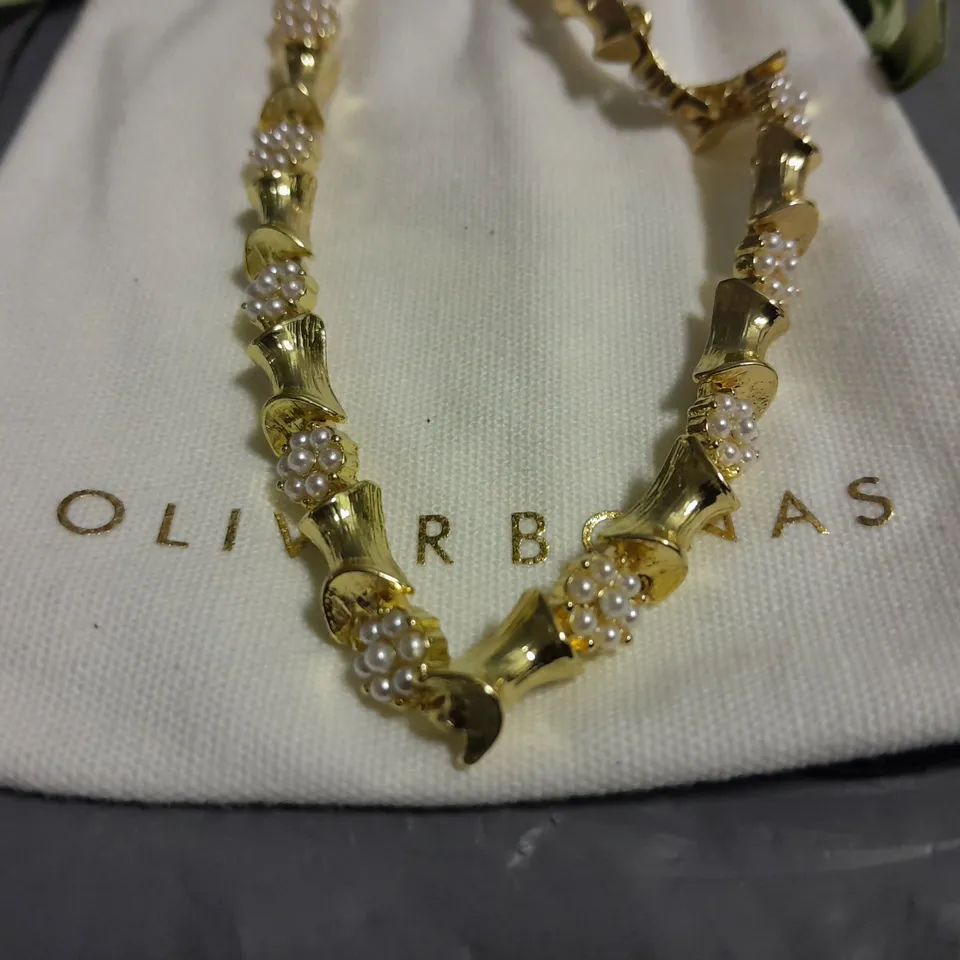 OLIVER BONAS CECILIA FAUX PEARL NECKLACE