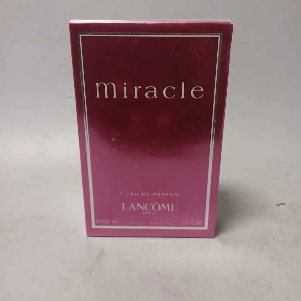 BOXED AND SEALED MIRACLE L'EAU DE PARFUM LANCOME 100ML