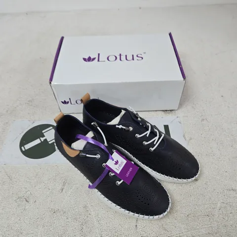 LOTUS NAVY LEATHER WOMEN'S SHOES – UK 5 (EU 38)