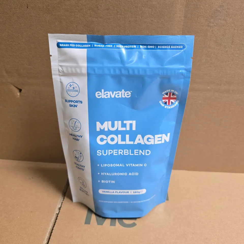ELAVATE MULTI COLLAGEN SUPERBLEND VANILLA FLAVOUR (180G)