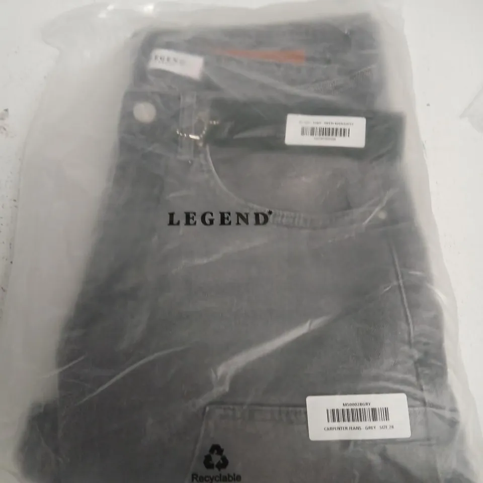 LEGEND CARPENTER JEANS – GREY – UK 28 (M50002GRY)
