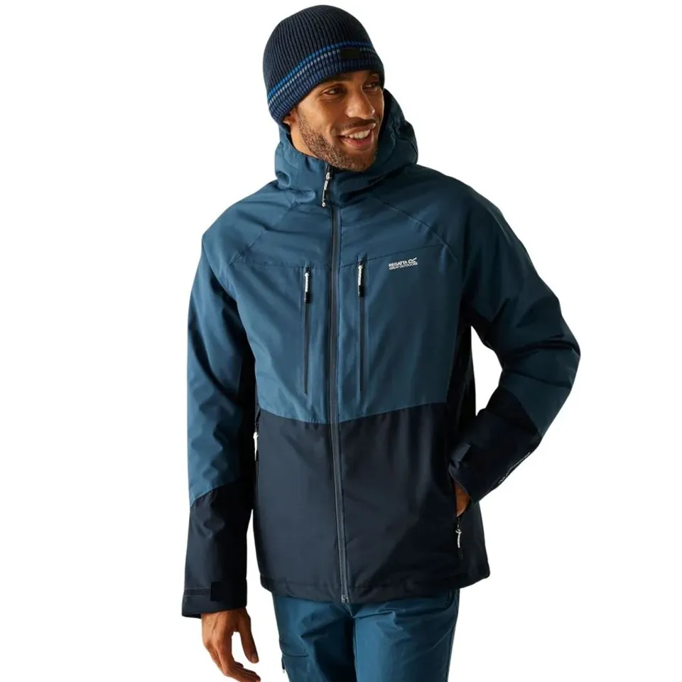 BRAND NEW REGATTA HIGHTON STRETCH PADDED JACKET IN MOONLIGHT DENIM/NAVY - UK 5XL