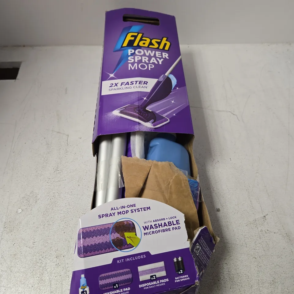 FLASH POWER SPRAY MOP KIT – ALL-IN-ONE SPRAY MOP SYSTEM