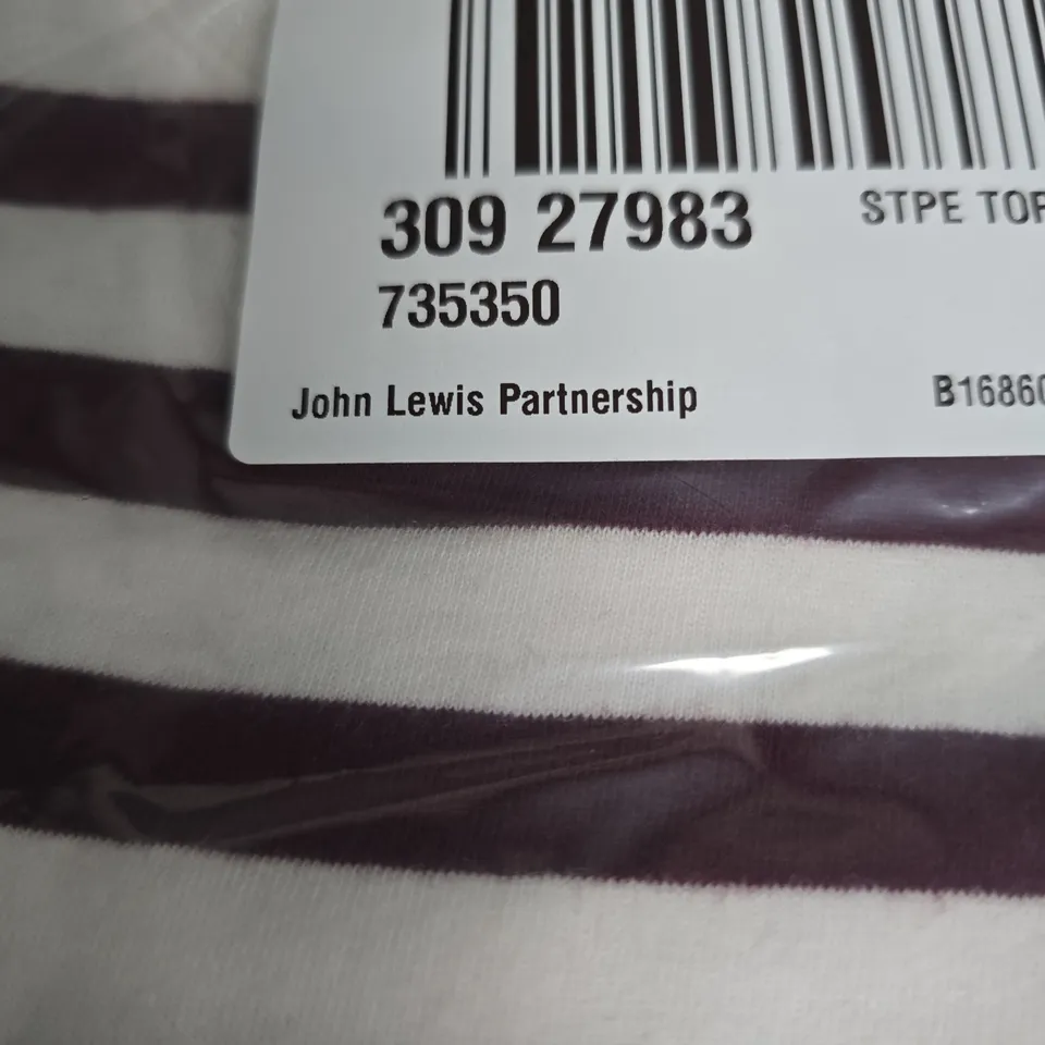 JOHN LEWIS KIDS STRIPY TOP WITH FAIRY 4 YEARS OLD