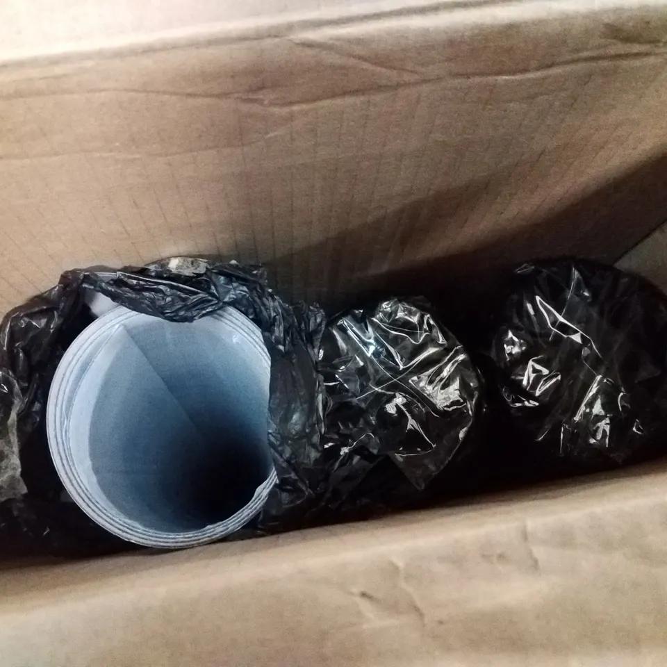 BOX CONTAINING 3 ROLLS OF SUN ROOM PLASTIC SHEETING