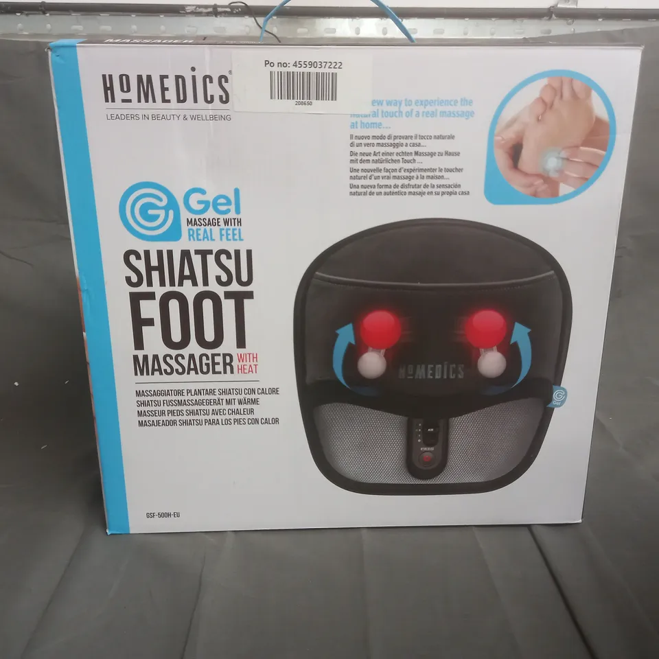 BOXED HOMEDICS SHIATSU FOOT MASSAGER GSF-500H-EU