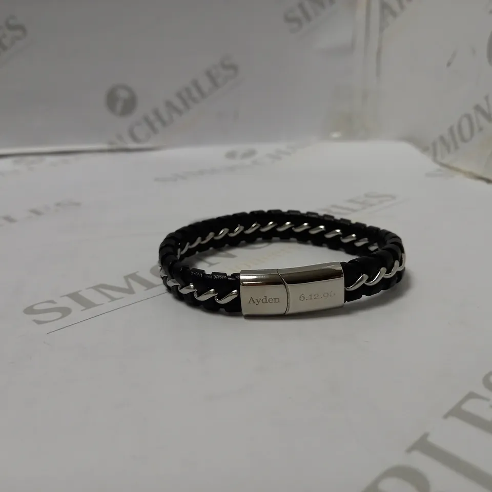 PERSONALISED MENS METAL DETAIL  RRP £30