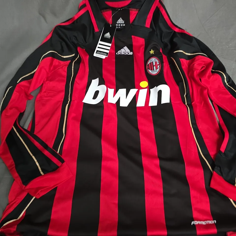 ADIDAS MILAN HOME JERSEY (#22-KAKA)  - LARGE