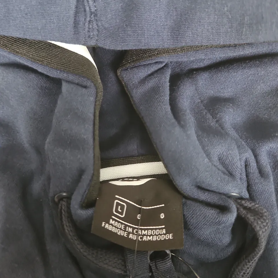 NIKE NAVY ZIP HOODIE WITH HOOD – UK SIZE L