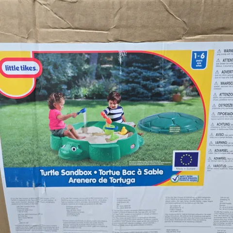 BOXED LITTLE TIKES TURTLE SANDBOX - COLLETION ONLY