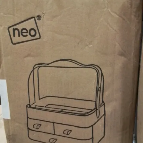 BOXED NEO MAKEUP ORGANISER - GREEN (1 BOX)