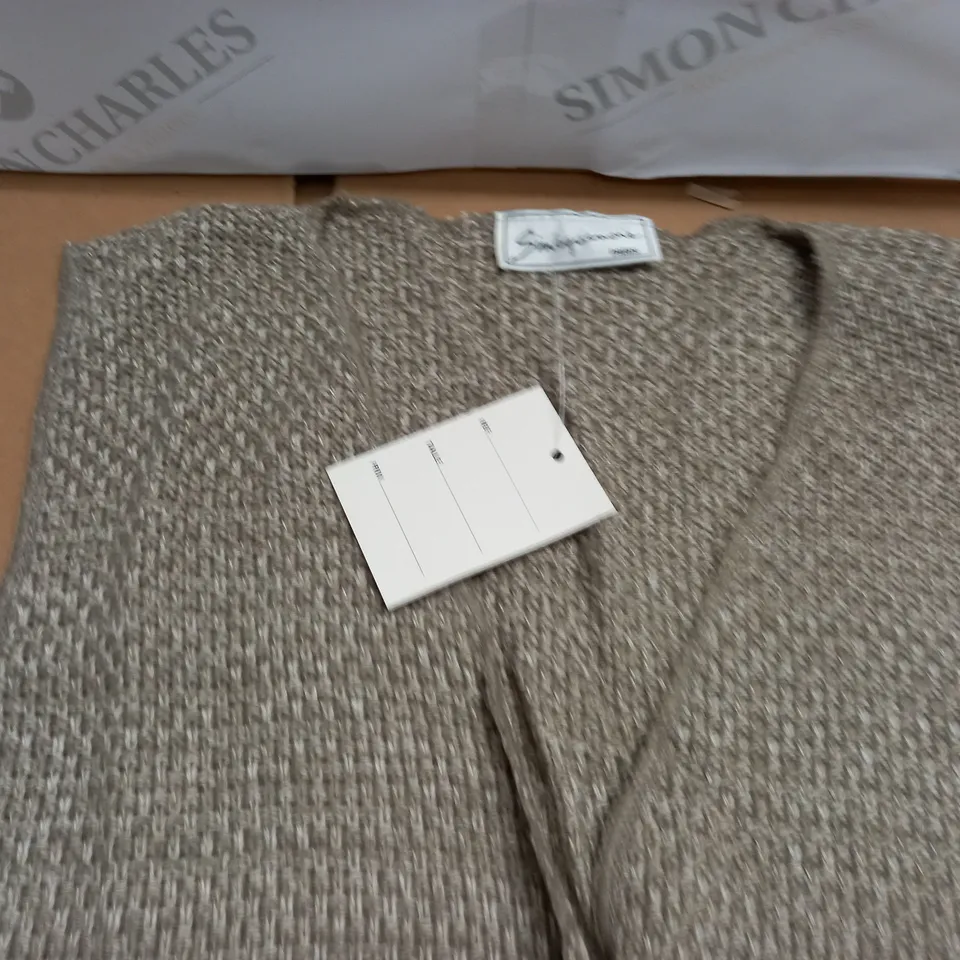 LOT OF APPROXIMATELY 40 V-NECK BUTTON CARDIGANS - SIZE UNSPECIFIED