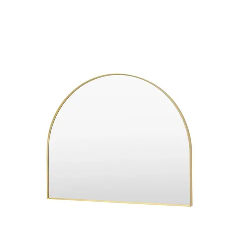 BOXED OLIVIA'S HOLWORTH OVERMANTLE MIRROR 90x110cm - GOLD (1 BOX)