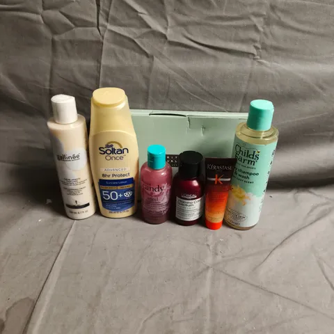 APPROXIMATEY 20 ASSORTED HEALTH AND BEAUTY PRODUCTS TO INCLUDE - RITUALS HAND CARE KIT - KERASTASE NIGHT SERUM - CHILD'S FARM BABY SHAMPOO & WASH - ETC