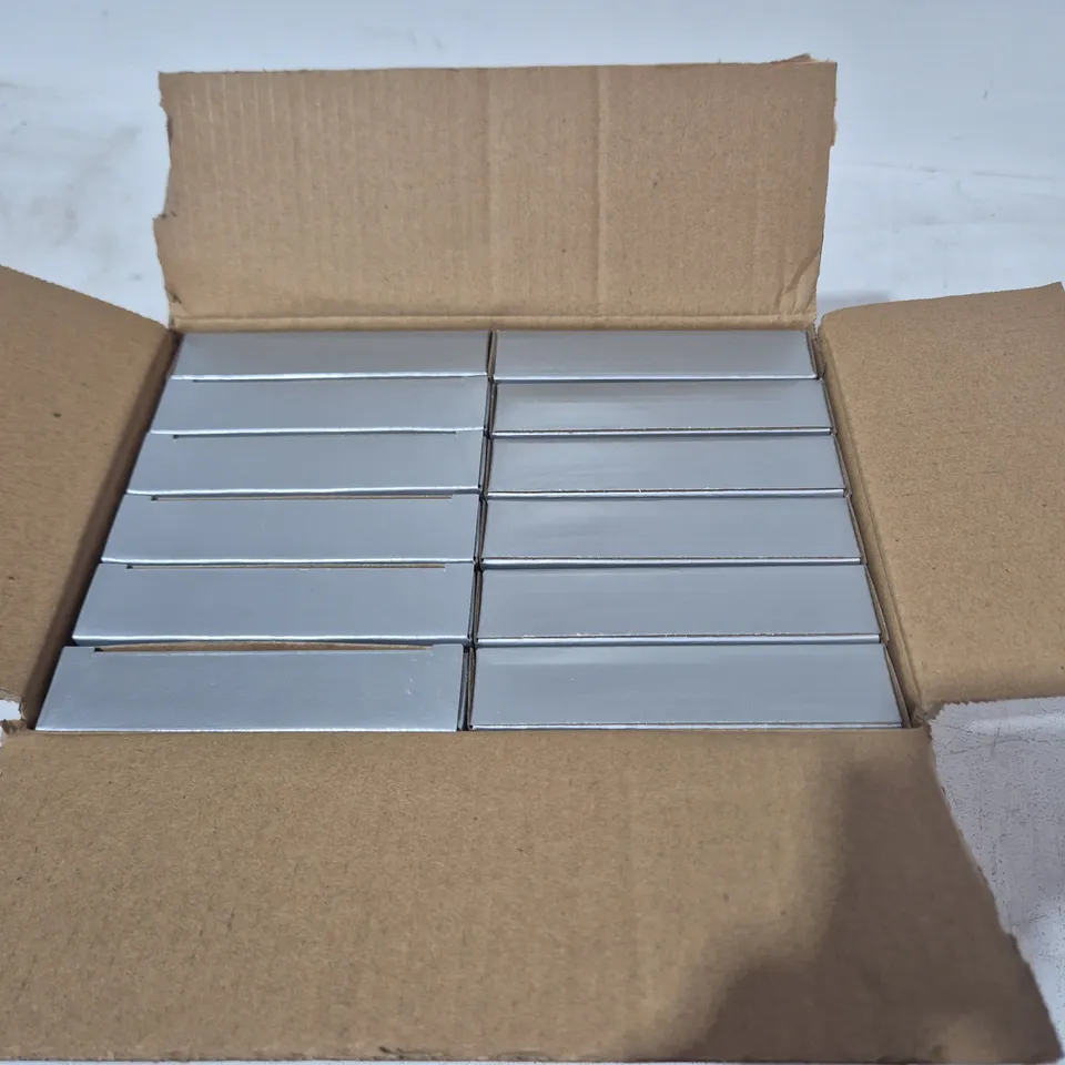 LOT OF 12 AS NEW 25TH ANNIVERSARY 8X8CM PHOTO FRAMES