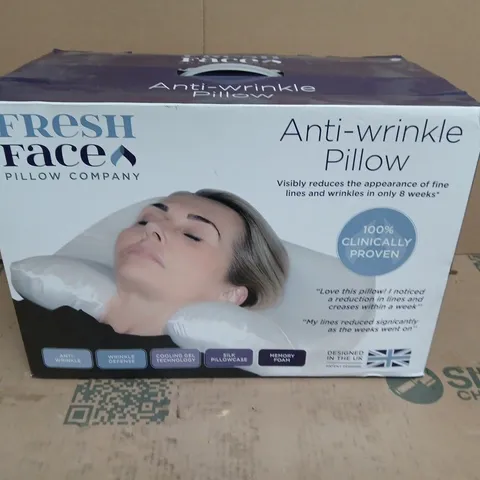 FRESH FACE PILLOW COMPANY ANTI-WRINKLE PILLOW – BOXED