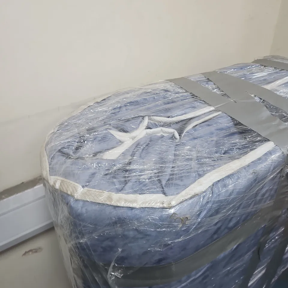 BLUE MATTRESS, SIZE UNSPECIFIED –  COLLECTION ONLY