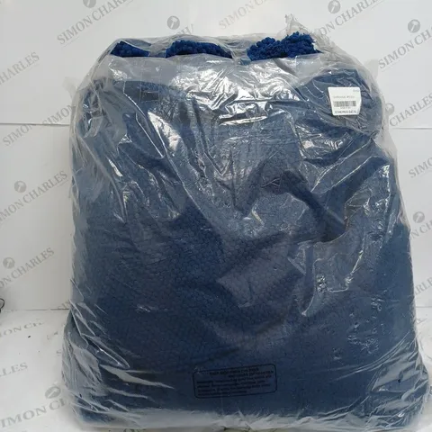 COZEE HOME FLEECE AND SHERPA 4 PIECE DUVET SET NAVY KING