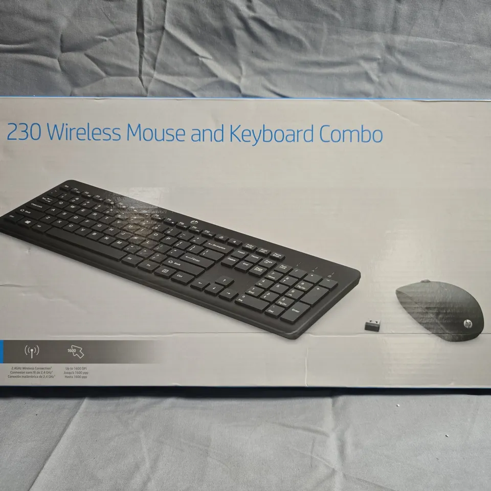 BOX OF APPROXIMATELY 15 ASSORTED ITEMS TO INCLUDE SECATEURS, PATIO WEEDER, WIRELESS MOUSE AND KEYBOARD COMBO, ETC - COLLECTION ONLY