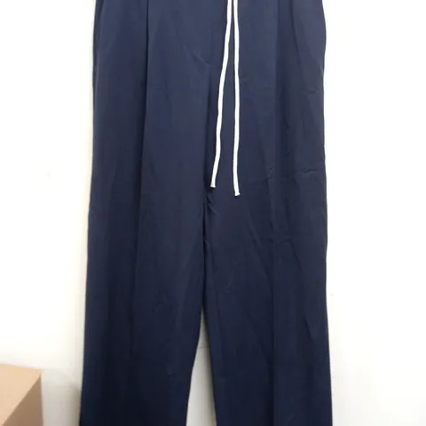 ZARA LINED PANTS IN NAVY - LARGE