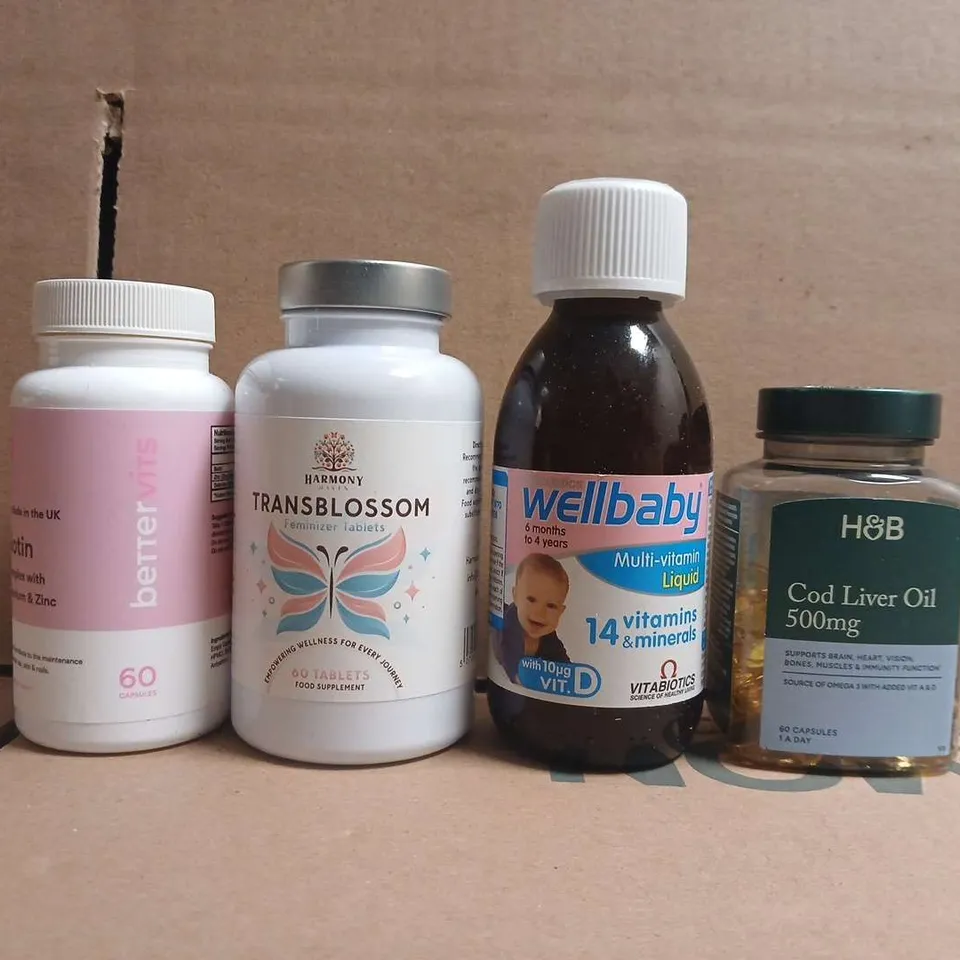 APPROXIMATELY 15 ASSORTED HEALTH AND VITAMIN PRODUCTS TO INCLUDE BETTERVITS, WELLBABY, ETC - COLLECTION ONLY