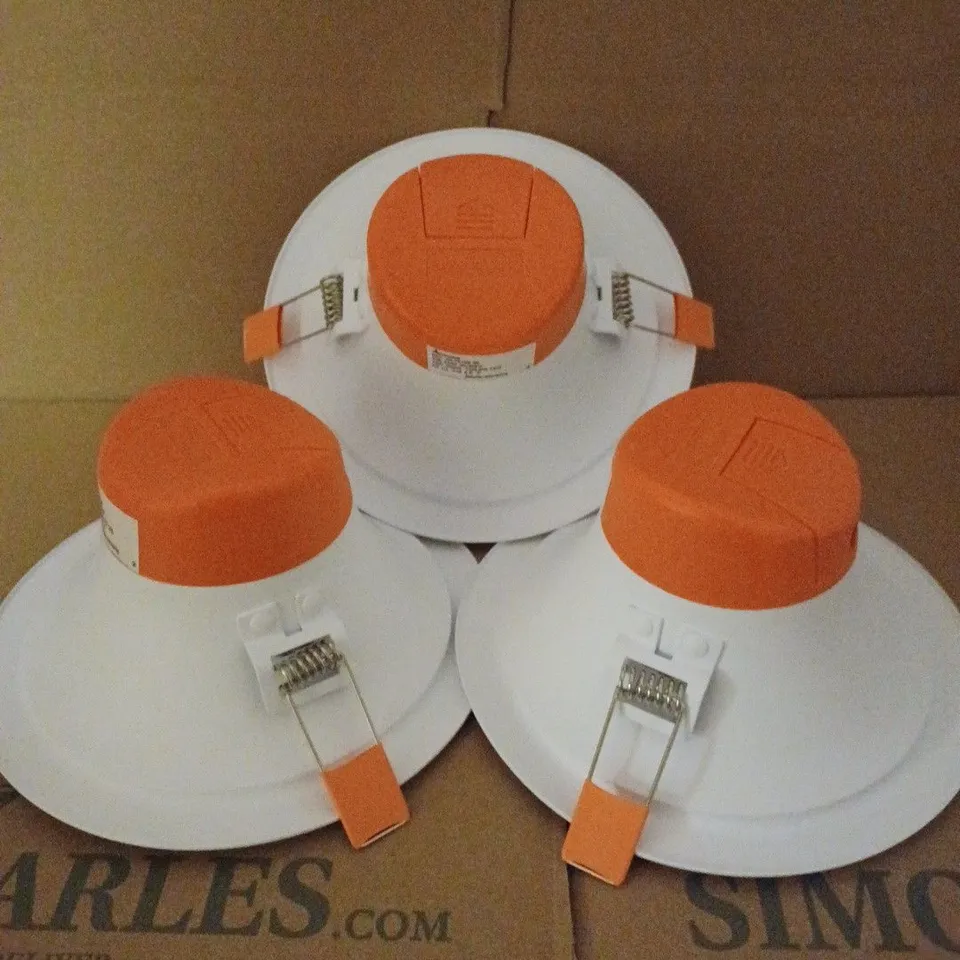 LOT OF 3 BRAND NEW 150MM LED ROUND 12W DOWNLIGHT 3K