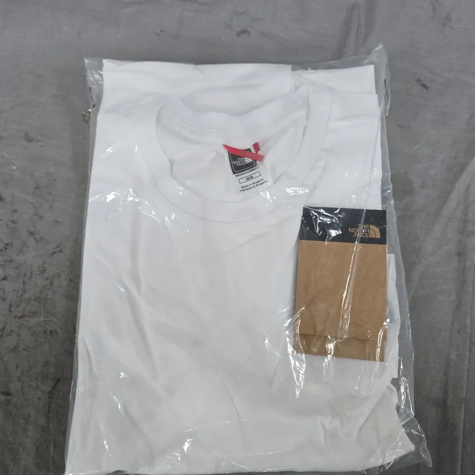 THE NORTH FACE MEN'S SIMPLE DOME TEE – WHITE – MEDIUM 